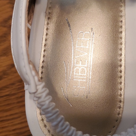 SHIBEVER Brand New Women's Wedge Sandals Size 39/8M. White with Flowers - Picture 3 of 6